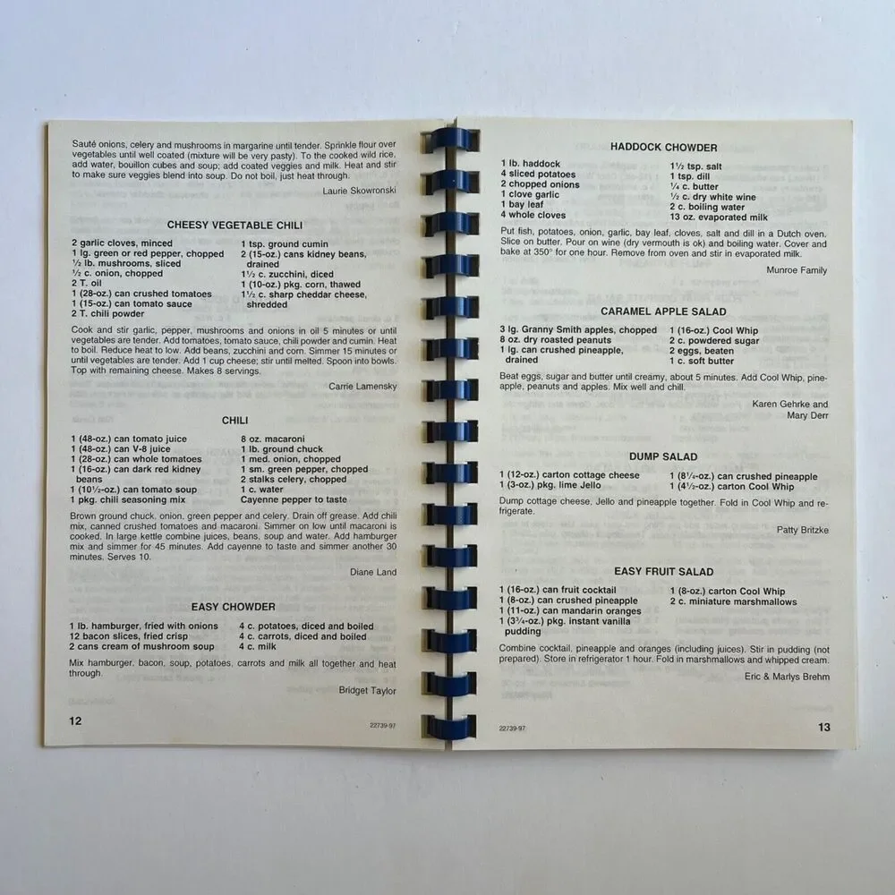 Vintage 1998 Cookbook Making the Grade Recipes from Lakeview Elementary School